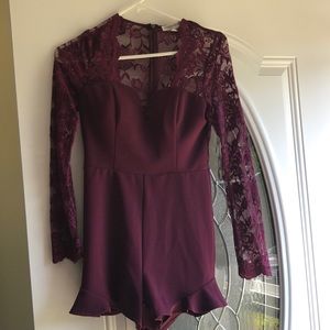 Wine and dine romper
